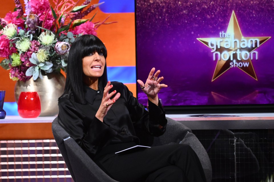 Claudia Winkleman on the Graham Norton Show.
