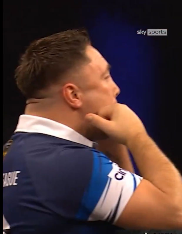 Gerwyn Price got his own back on spectators