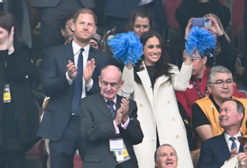 Prince Harry and Meghan Markle at the Invictus Games.
