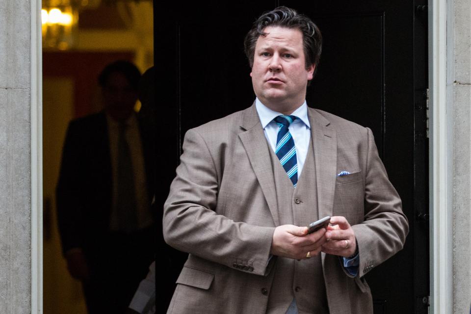 Alec Shelbrooke, Conservative MP, leaving 10 Downing Street.