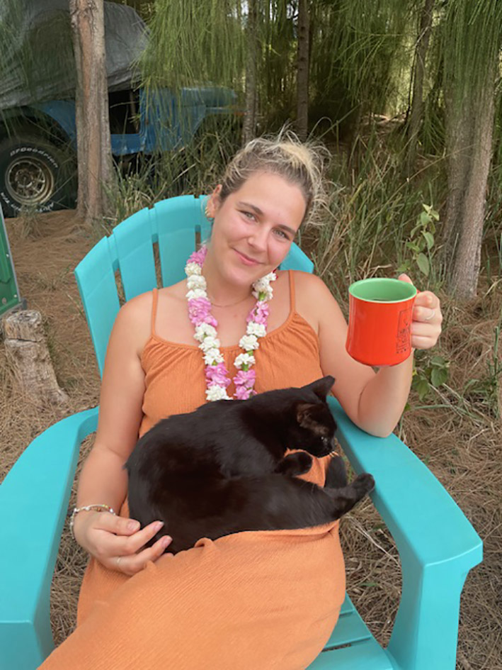 Story from Jam Press (Alpaca Farm Housesitting) Pictured: Silvi Drebenstedt with Lester the cat in Hawaii. VIDEO: 'We ditched our jobs for a year to travel the world WITHOUT paying for pricey hotels ¿ this is our secret money-saving hack' A couple have revealed how they ditched their jobs for a year to travel the world by using a clever money-saving hack. Silvi Drebenstedt and Lucas Roth have visited bucket list destinations without breaking the bank. The couple, 29 and 33 respectively, have been able to save thousands by avoiding pricey hotels. Instead, they house or pet sit ¿ including looking after a herd of alpacas in Hawaii, hanging out with a budgie in Australia and helping fishermen in Indonesia. ¿Accommodation is usually one of the biggest expenses while traveling, so house sitting made a huge difference for us,¿ Silvi told Luxury Travel Daily. ¿Looking after the alpacas in Hawaii was definitely the highlight of our pet-sitting journey so far. ¿Christine, the owner, was incredibly kind and gave us a thorough introduction to caring for the alpacas. ¿Dorothy, the oldest alpaca, was especially dear to us ¿ she required special soft food and had such a calm, wise demeanour. ¿One unforgettable moment was helping weigh Rose, a newborn alpaca, with Lucas holding her in his arms on the scale. ¿Christine even taught us how to spin wool, which was so fascinating. ¿We definitely saved a lot [by housesitting] ¿ while it¿s hard to give an exact number, I¿m sure it was several thousand euros.¿ The couple ¿ who took time out of their office jobs during their travels ¿ used the app Trusted Housesitters to help match them with people looking for someone to take care of their home and pets while they were away. Aside from their alpaca adventure, they spent a Christmas dog-sitting in New York, trekked across glaciers while staying in Argentina and enjoyed trips to Mexico, Taiwan and Switzerland. They are now back home in their native Germany but still enjoy regular housesitting adventures. Silvi said: ¿That year was completely a year out of work for us. ¿We took a break from our jobs to fully immerse ourselves in the adventure. ¿We still enjoy staying in hotels sometimes but house sitting remains a big part of how we travel. ¿We have [since] done a lovely sit in Switzerland, which was a wonderful experience. ¿Since we¿ve mostly done sits in more expensive countries, like the US, Australia, and Switzerland, the savings have definitely been substantial. ¿House sitting has allowed us to visit these places without constantly worrying about the cost of accommodation ¿ which is often a big barrier for travellers.¿ ENDS EDITOR¿S NOTE: Press must include mention of Trusted Housesitters, at the case study¿s request, and digital press are asked to include a hyperlink where possible: http://www.trustedhousesitters.com/ Video Usage Licence:(EXCLUSIVE) We have obtained an exclusive licence from the copyright holder. A copy of the licence is available on request. Video Restrictions: None.