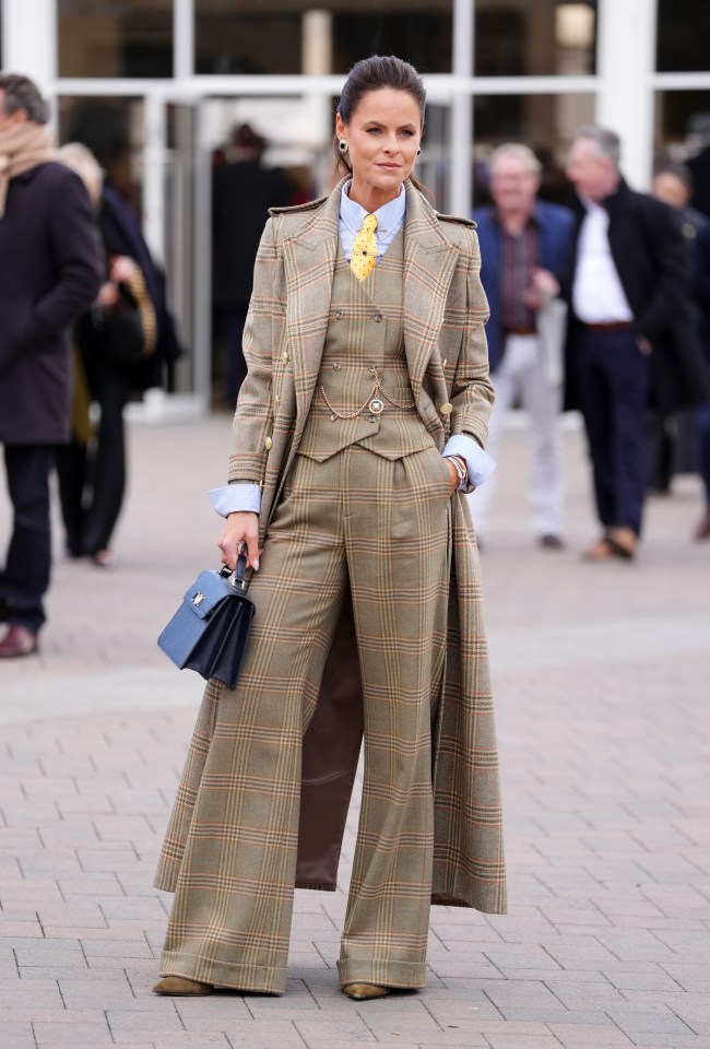 Jade Holland Cooper at the Cheltenham Festival.