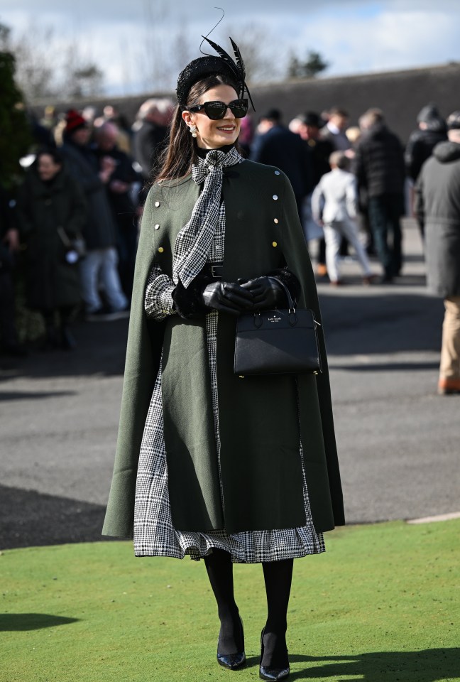 Racegoer Katie Young at the Cheltenham Racing Festival.