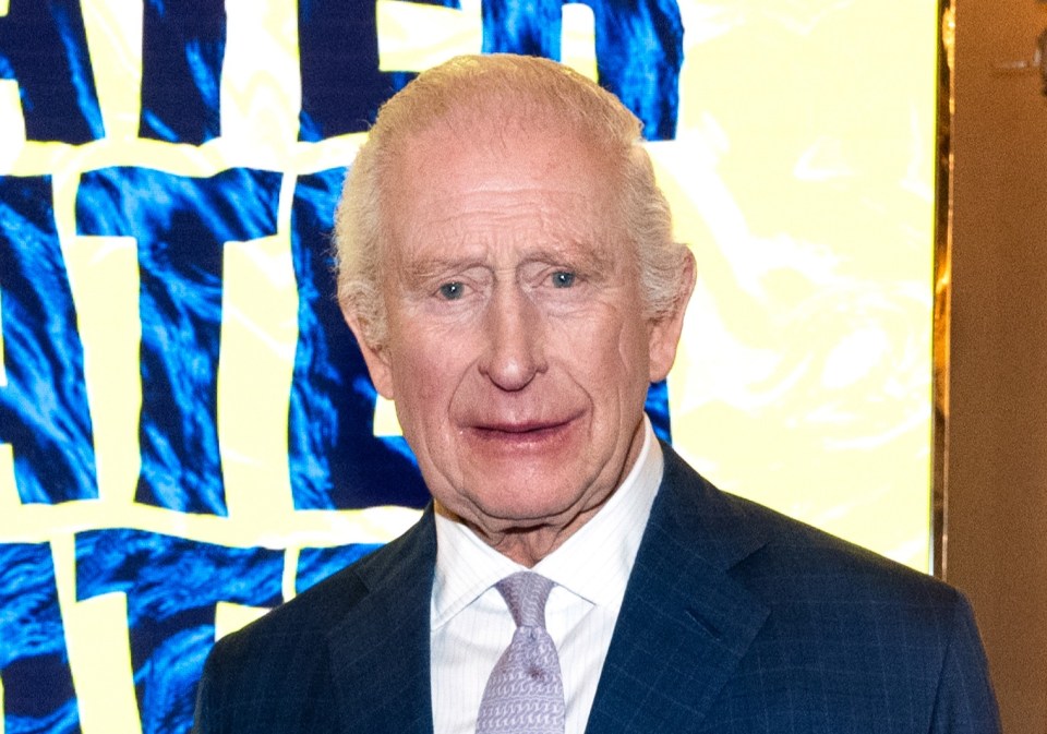 King Charles III with Samia Anwar Rafa at a Water and Climate reception.