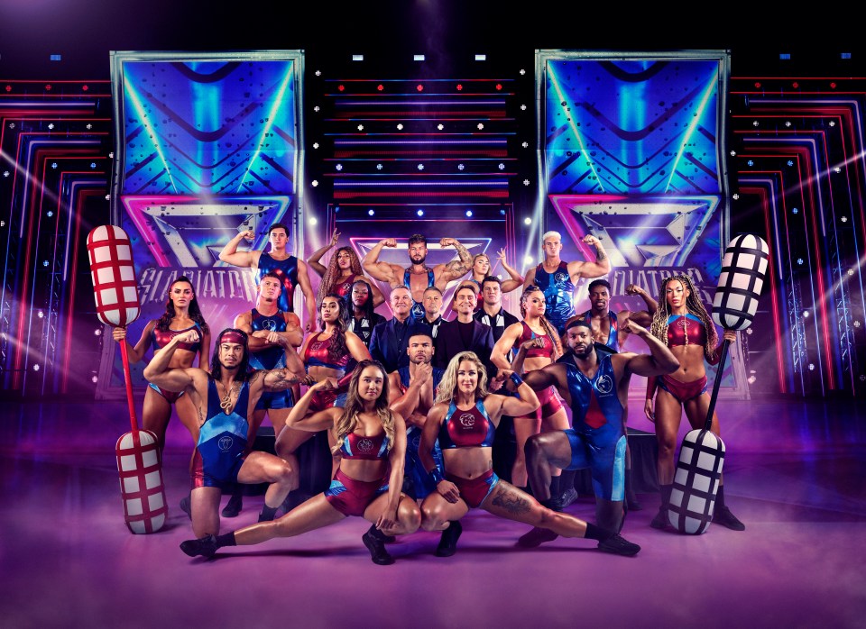Group photo of the Gladiators cast for season 2.