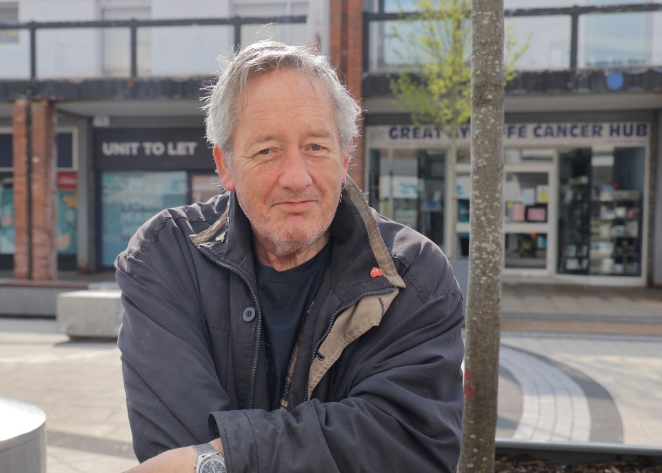 Portrait of Peter Pumfrett, a retired butcher, in Newton Aycliffe.