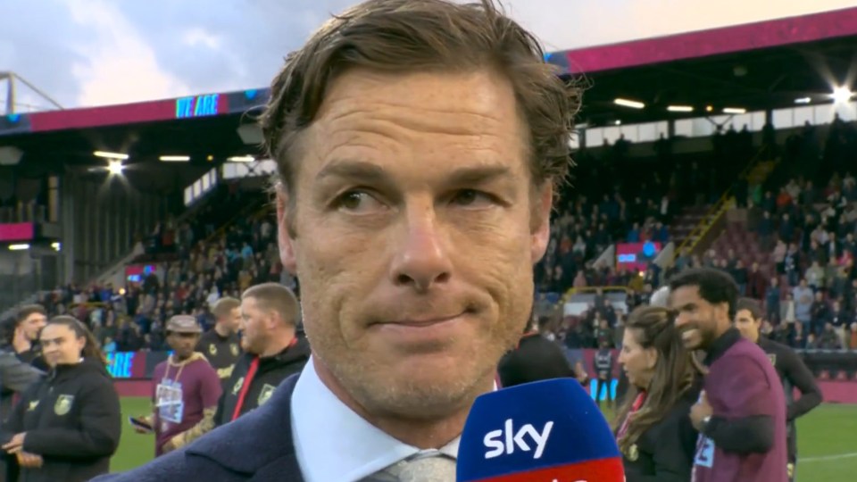 Scott Parker being interviewed after a football match.