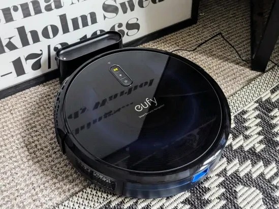 Eufy RoboVac G30 robot vacuum cleaner.