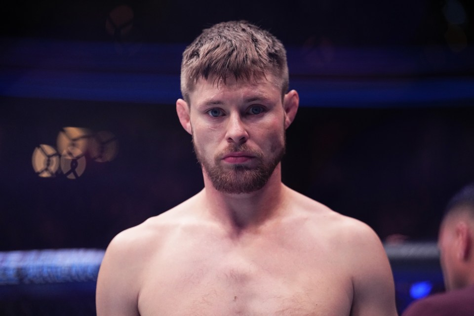 Bryce Mitchell in UFC octagon.