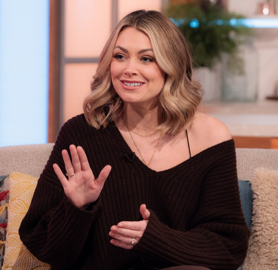 Georgia Horsley on the Lorraine TV show.