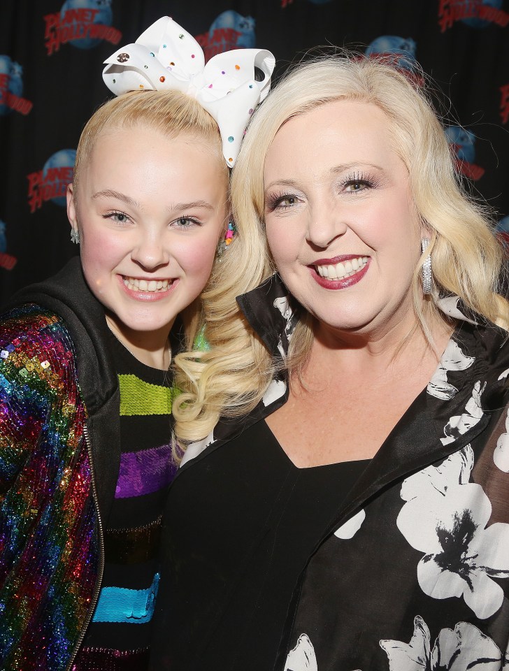 JoJo Siwa and her mother, Jessalynn Siwa, at a movie screening.