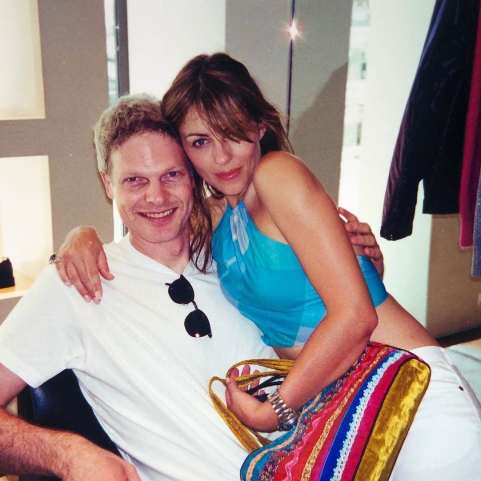 Photo of Liz Hurley and Steve Bing.
