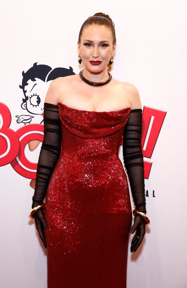 Loren Allred at the opening night of "Boop! The Musical" in New York City.