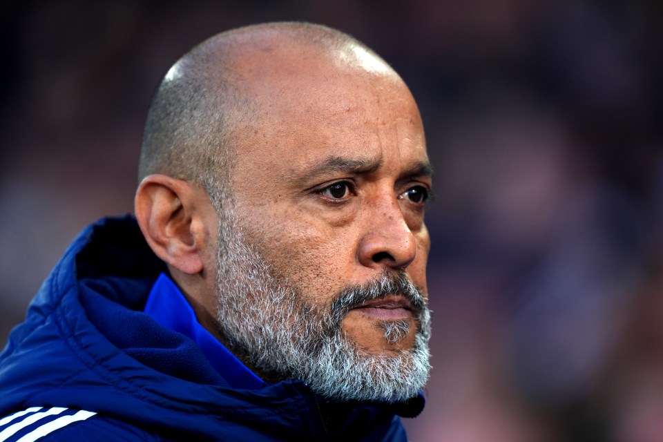 Head and shoulders photo of Nottingham Forest manager Nuno Espirito Santo.