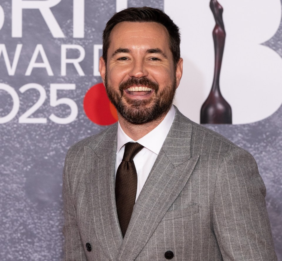 Martin Compston at the BRIT Awards 2025.