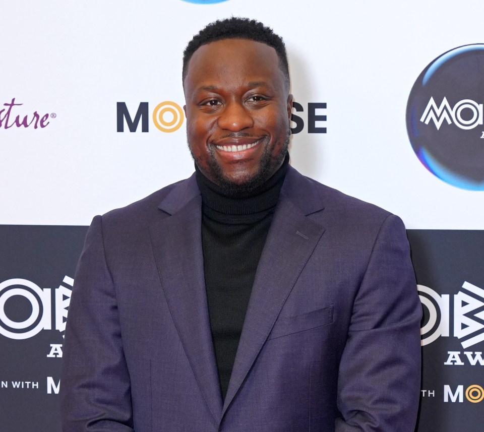 Babatunde Aleshe at the MOBO Awards.