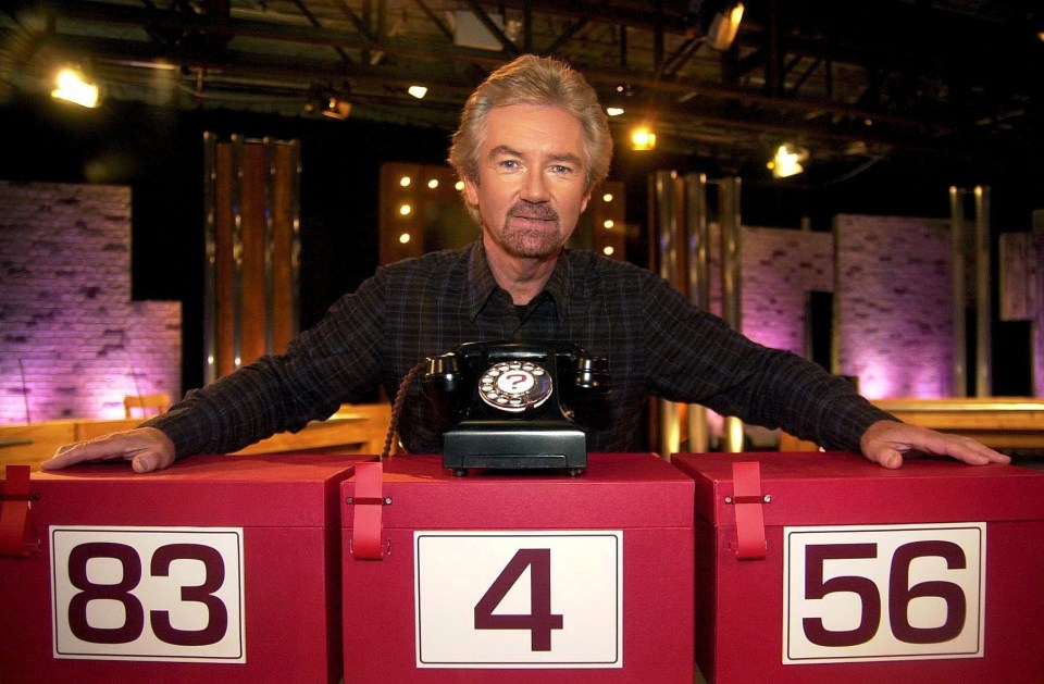 Noel Edmonds on the set of Deal or No Deal.