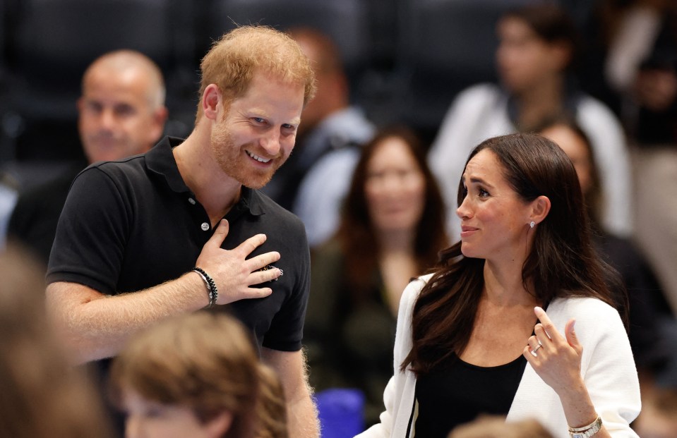 Prince Harry and Meghan Markle at the Invictus Games.