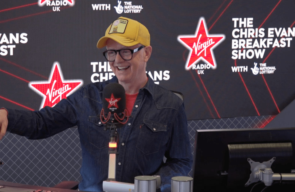 Chris Evans on the Virgin Radio UK breakfast show.