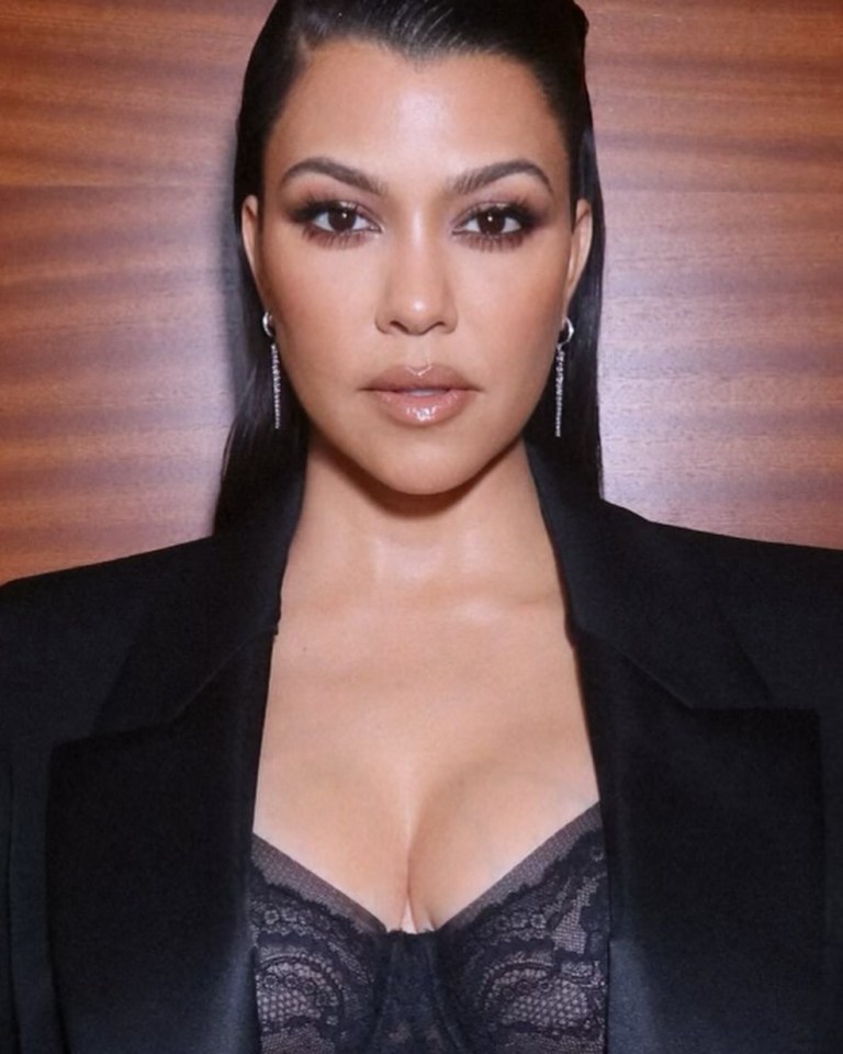 Kourtney Kardashian at the Emmys.
