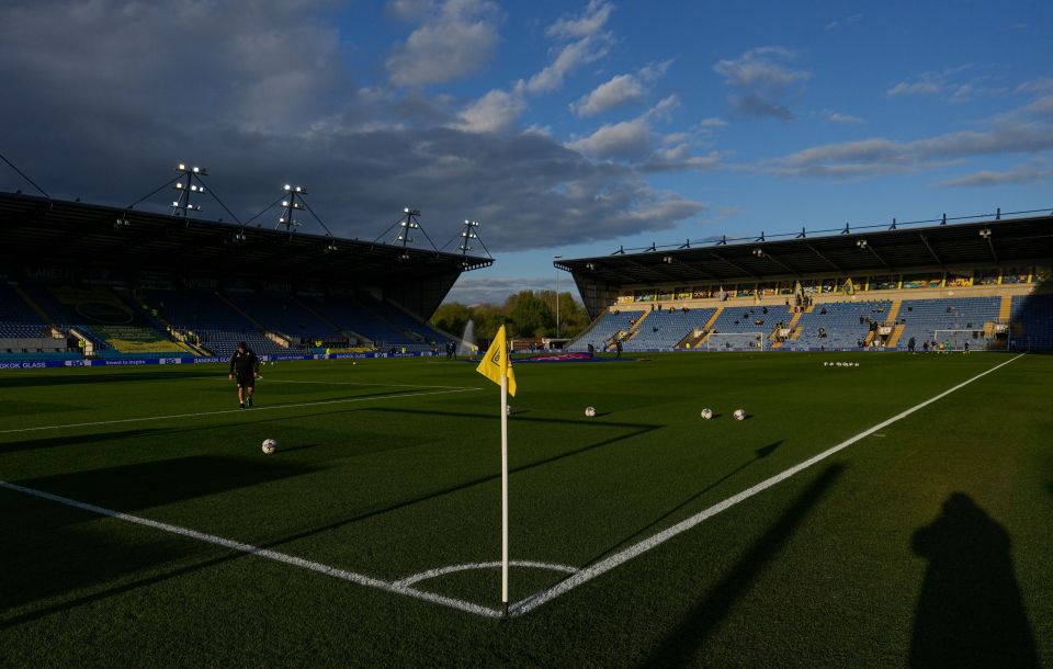 Kassam Stadium in Oxford, UK.