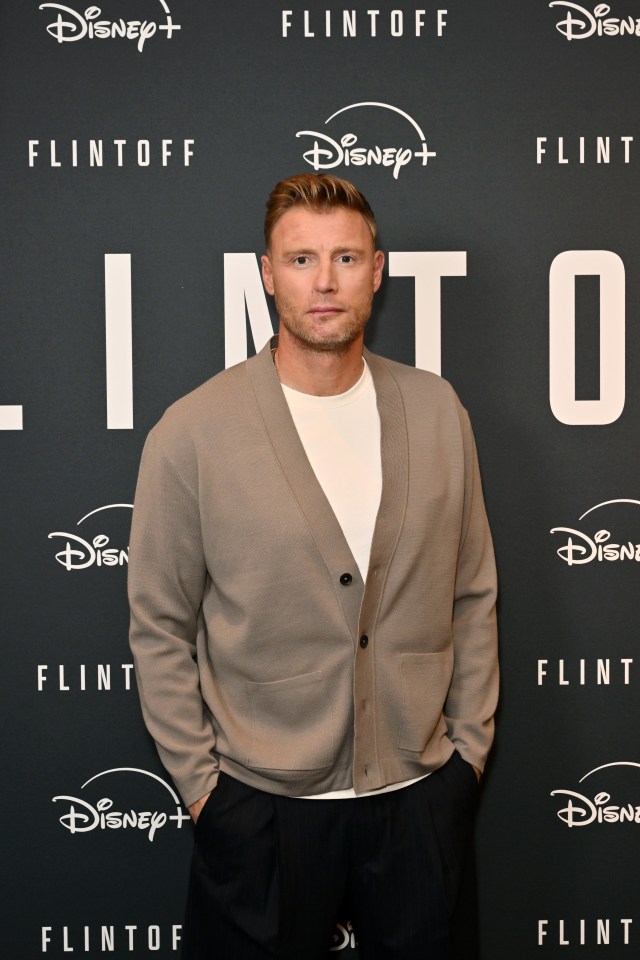 Freddie Flintoff at the London premiere of his Disney+ documentary, "Flintoff."