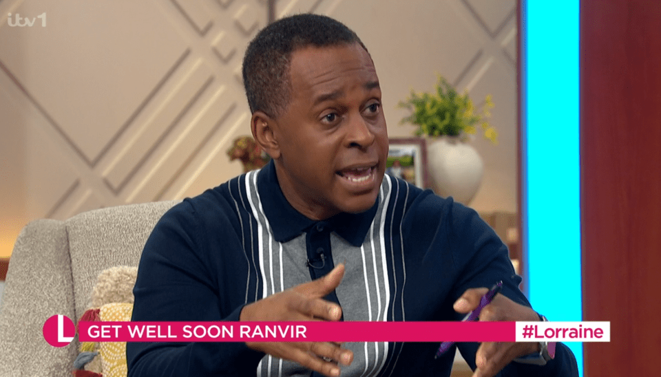 Ranvir Singh discussing his health update after emergency surgery.