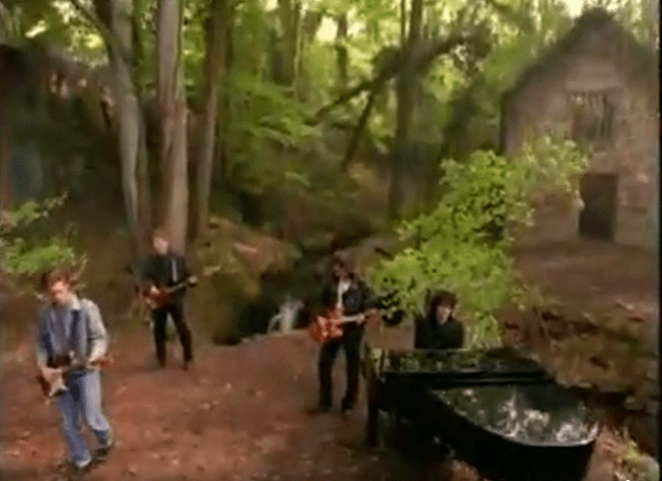 Bryan Adams' "(Everything I Do) I Do It For You" music video scene.