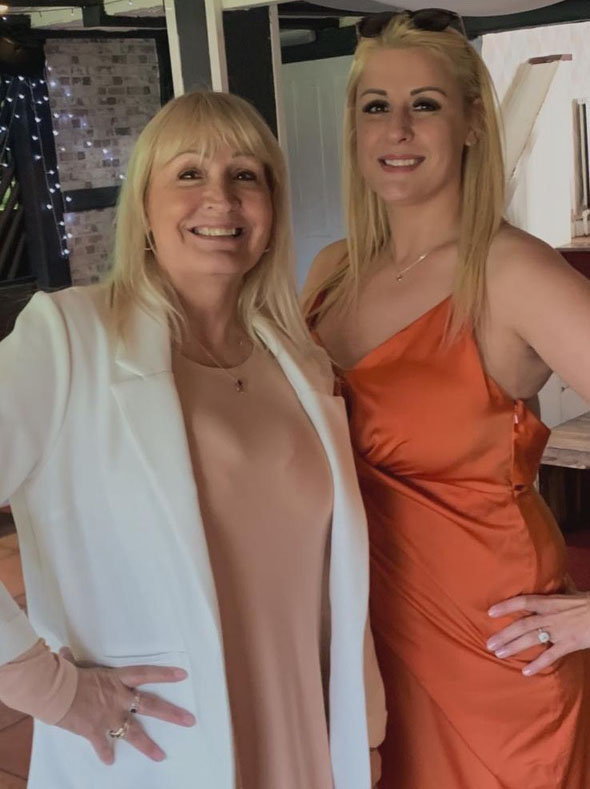 Photo of a mother and daughter.