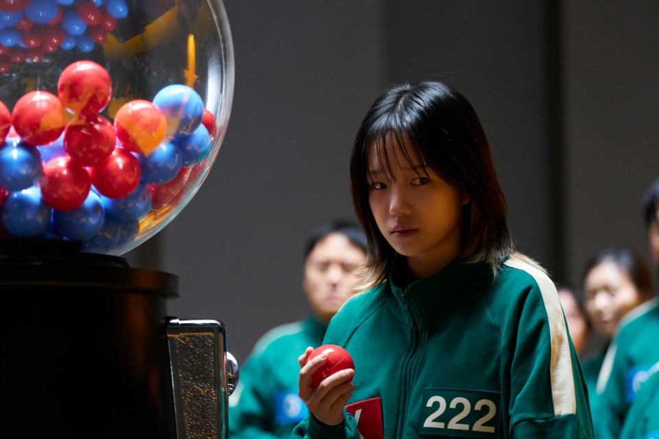 Jo Yu-ri as Jun-hee in Squid Game season 3.