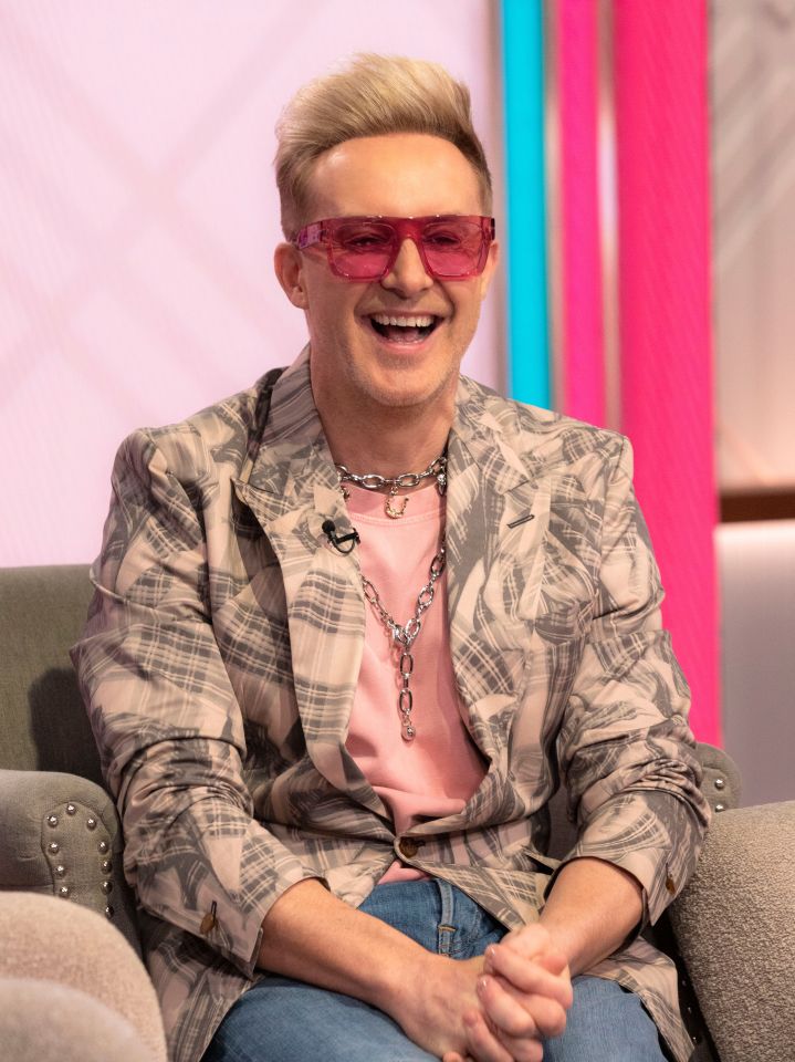 Ian H Watkins on the Lorraine TV show.